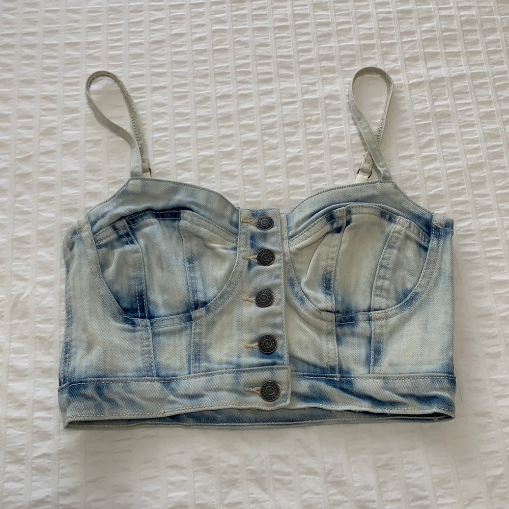 Garage Denim Bustier